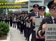 AIR CANADA PİLOTLARI EYLEM YAPTI